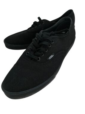 Vans Black Low-Top Canvas Sneakers
